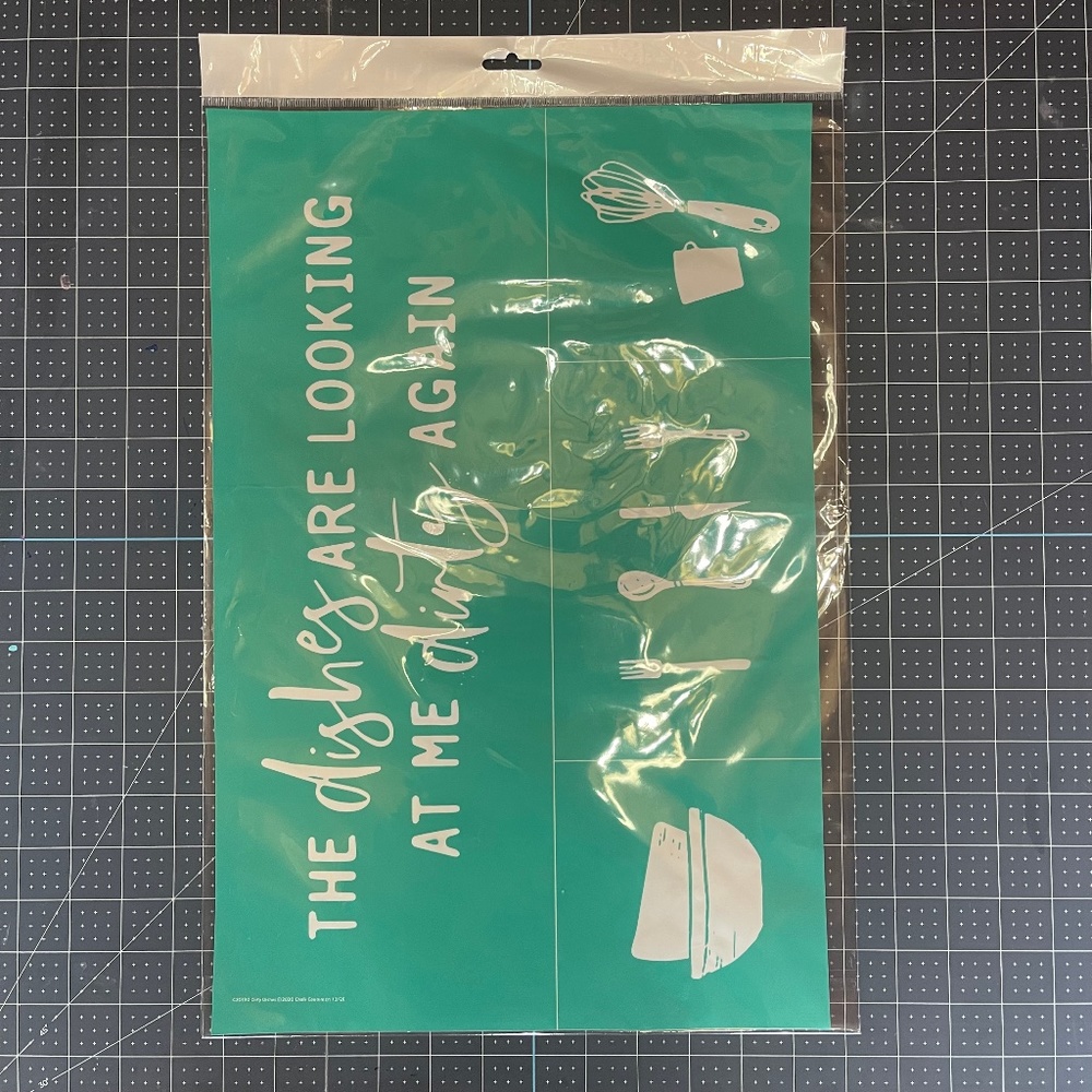 NEW Chalk Couture C Size Transfer - Dirty Dishes - C201110